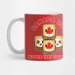 Canada Day Funny Kawaii Butter Tart Squares Mug